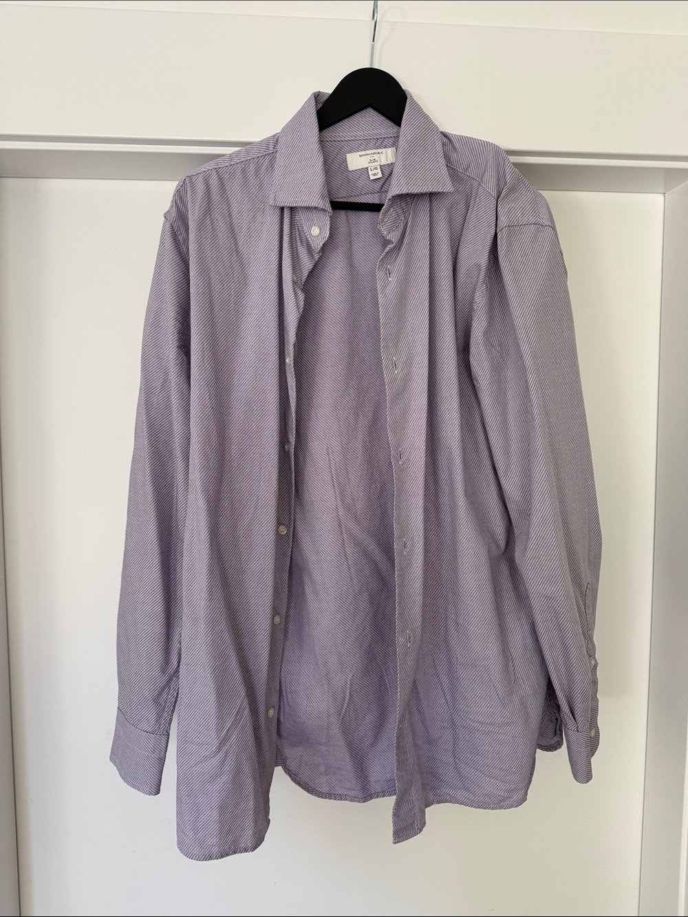 Banana Republic Men's Lavender Dress Shirt